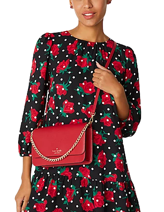 Kate Spade New York Madison Saffiano Leather Flap Convertible Crossbody