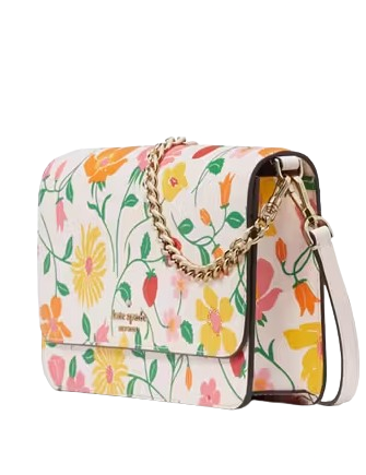 Kate Spade New York Madison Strawberry Garden Printed Flap Convertible Crossbody