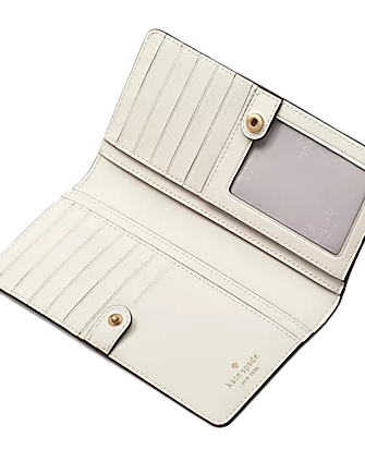 Kate Spade New York Madison Studded Large Slim Bifold Wallet