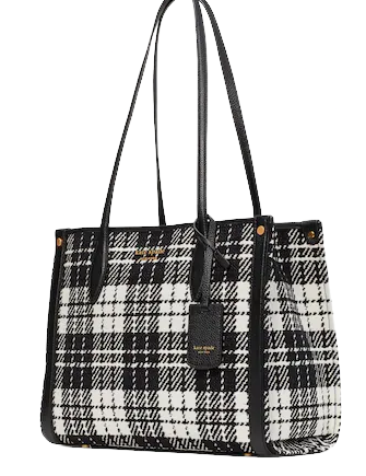 Kate Spade New York Market Posh Plaid Jacquard Medium Tote