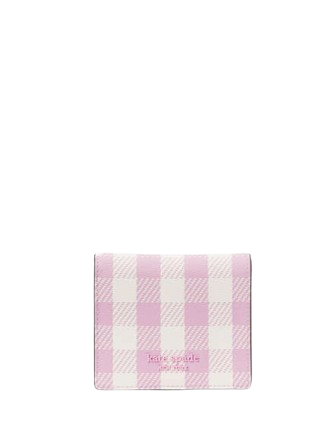 Kate Spade New York Morgan Gingham Field Small Bifold Wallet