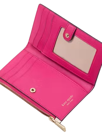 Kate Spade New York Morgan Pineapple Embossed Small Slim Bifold Wallet