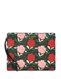 Kate Spade New York Morgan Rose Garden Gusseted Wristlet