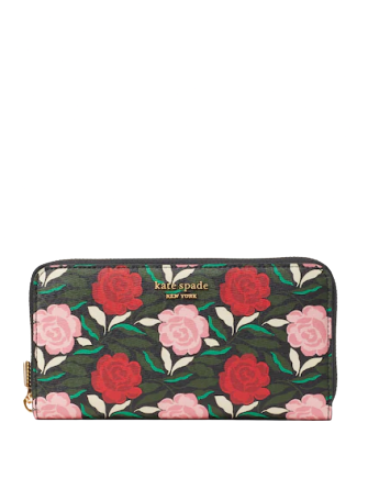 Kate Spade New York Morgan Rose Garden Zip-around Continental Wallet
