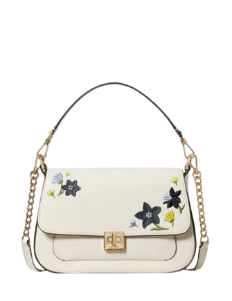 Kate Spade New York Phoebe Floral Applique Flap Crossbody