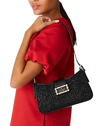Kate Spade New York Reegan Tinsel Tweed Small Shoulder Bag