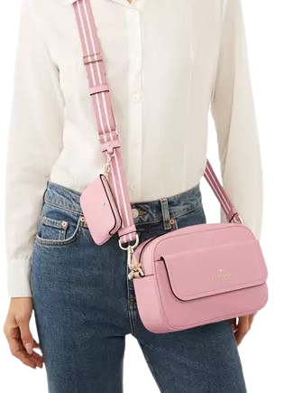 Kate Spade New York Rosie Pebbled Leather Flap Camera Bag
