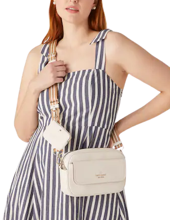 Kate Spade New York Rosie Pebbled Leather Flap Camera Bag
