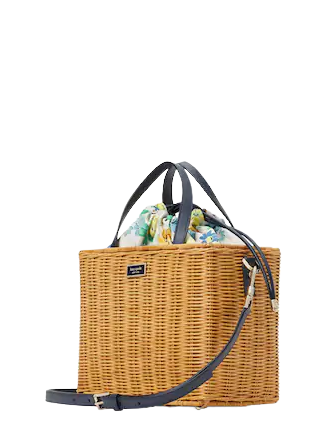 Kate Spade New York Sam Floral Medley Wicker Medium Satchel