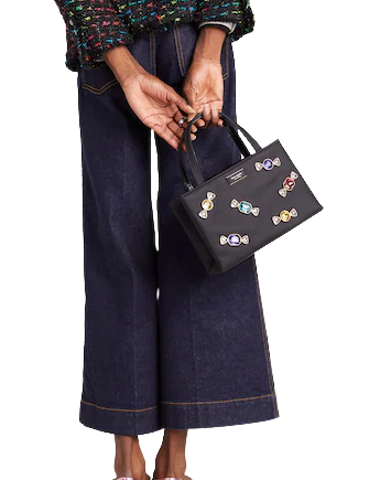 Kate Spade New York Sam Icon Candy Gem Embellished Nylon Small Tote