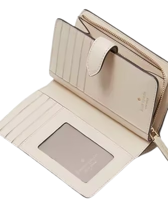 Kate Spade New York Signature Spade Flower Medium Compact Bifold Wallet