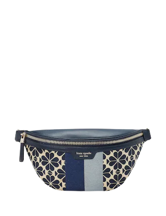 Kate Spade New York Spade Flower Jacquard Stripe Medium Belt Bag