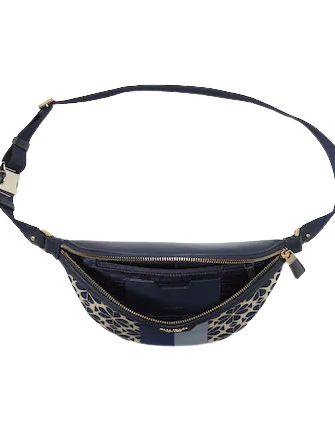 Kate Spade New York Spade Flower Jacquard Stripe Medium Belt Bag