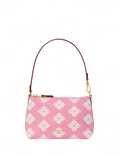 Kate Spade New York Spade Flower Two-tone Canvas East West Pochette