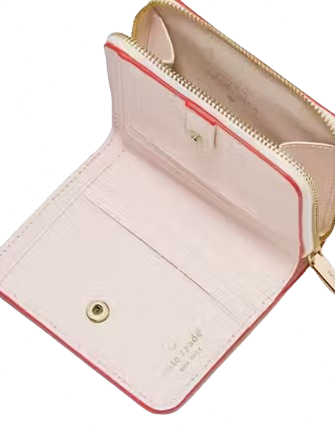Kate Spade New York Strawberry Dreams Small Zip Around Bifold Wallet