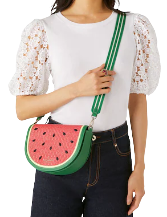 Kate Spade New York Watermelon Crescent Crossbody