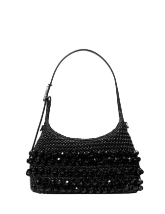 Kate Spade New York 454 Straw Mini Crossbody Bag