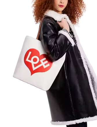 Kate Spade New York Alexander Girard x Kate Spade New York Heart Embossed Waverly Tote
