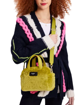 Kate Spade New York Apres Chic Faux Shearling Satchel