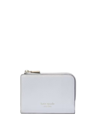 Kate Spade New York Ava Colorblocked Pebbled Leather Zip Bifold Wallet