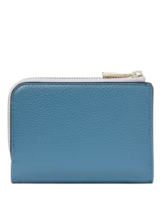 Kate Spade New York Ava Colorblocked Pebbled Leather Zip Bifold Wallet