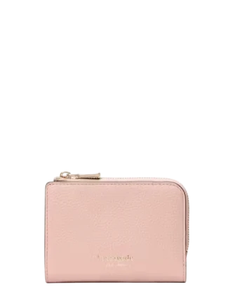 Kate Spade New York Ava Colorblocked Pebbled Leather Zip Bifold Wallet