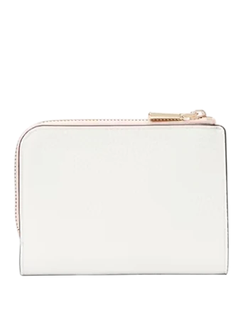 Kate Spade New York Ava Colorblocked Pebbled Leather Zip Bifold Wallet