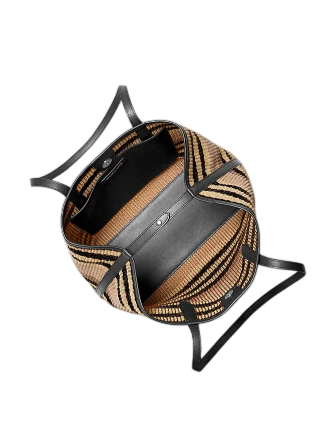 Michael Michael Kors Avalon Medium Striped Woven Tote Bag