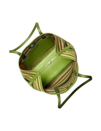 Michael Michael Kors Avalon Medium Striped Woven Tote Bag