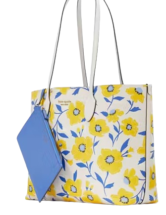 Kate Spade New York Bleecker Sunshine Floral Large Tote