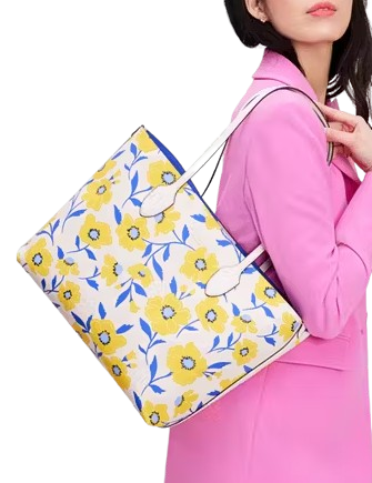 Kate Spade New York Bleecker Sunshine Floral Large Tote