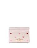 Kate Spade New York Boxed Madison Heart Studs Small Slim Card Holder