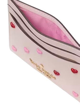 Kate Spade New York Boxed Madison Heart Studs Small Slim Card Holder