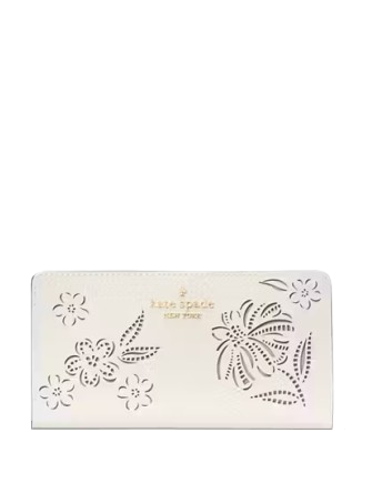 Kate Spade New York Boxed Madison Perforated Large Slim Bifold Wallet
