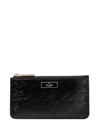 Kate Spade New York Bridget Crinkle Patent Large Slim Card Holder