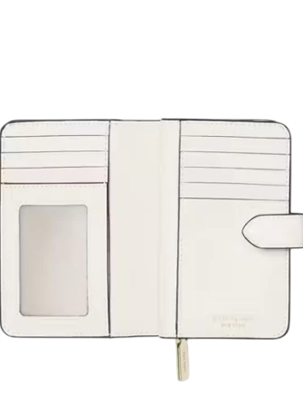 Kate Spade New York Bridget Crinkle Patent Medium Compact Bifold Wallet