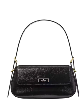 Kate Spade New York Bridget Crinkle Patent Small Flap Shoulder
