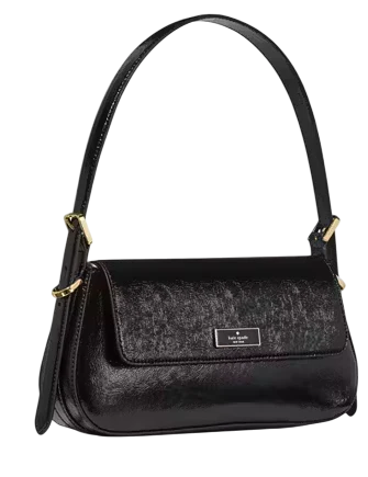 Kate Spade New York Bridget Crinkle Patent Small Flap Shoulder