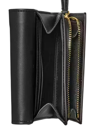 Kate Spade New York Bridget Crinkle Patent Small L-zip Wallet