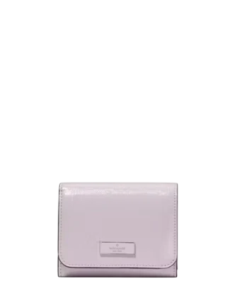 Kate Spade New York Bridget Crinkle Patent Small L-zip Wallet