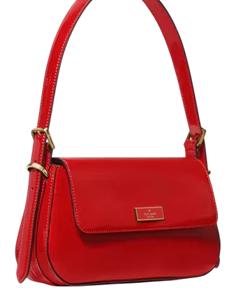 Kate Spade New York Bridget Patent Fabric Small Flap Shoulder
