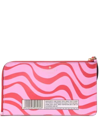 Kate Spade New York Bubble Gum Medium L-Zip Wristlet