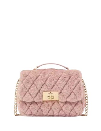 Kate Spade New York Carey Faux Fur Small Flap Crossbody