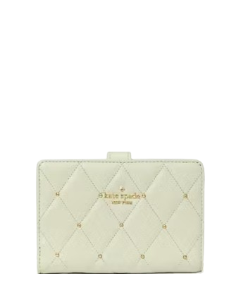 Kate Spade New York Carey Quilted Studded Medium Bifold Wallet
