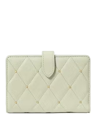 Kate Spade New York Carey Quilted Studded Medium Bifold Wallet