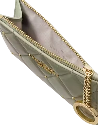 Kate Spade New York Carey Quilted Studded Small Card Holder