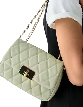 Kate Spade New York Carey Quilted Studs Small Flap Crossbody