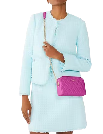 Kate Spade New York Carey Smooth Quilted Leather Mini Camera Bag