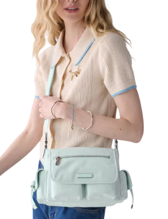 Kate Spade New York Carter Nylon Messenger Cargo Crossbody Bag