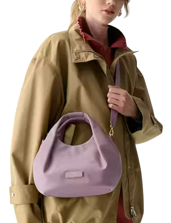 Kate Spade New York Carter Nylon Small Pleated Crossbody